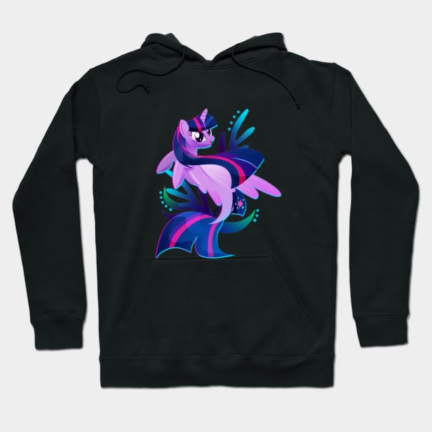 Seapony Twilight Sparkle Hoodie by Ilona's Store